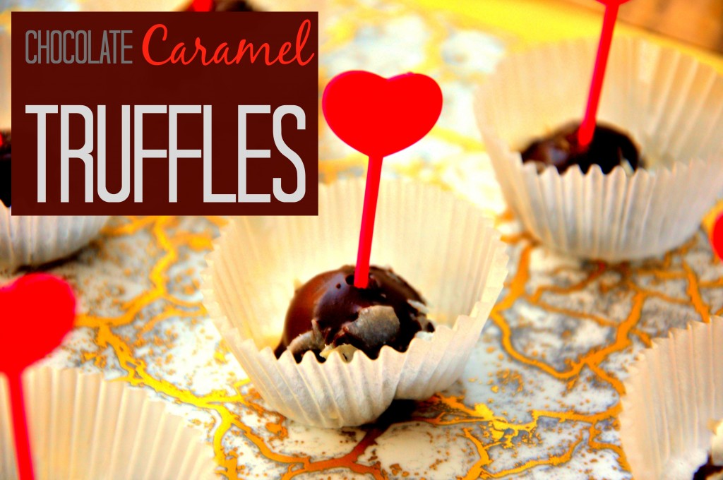 chocolate caramel truffles