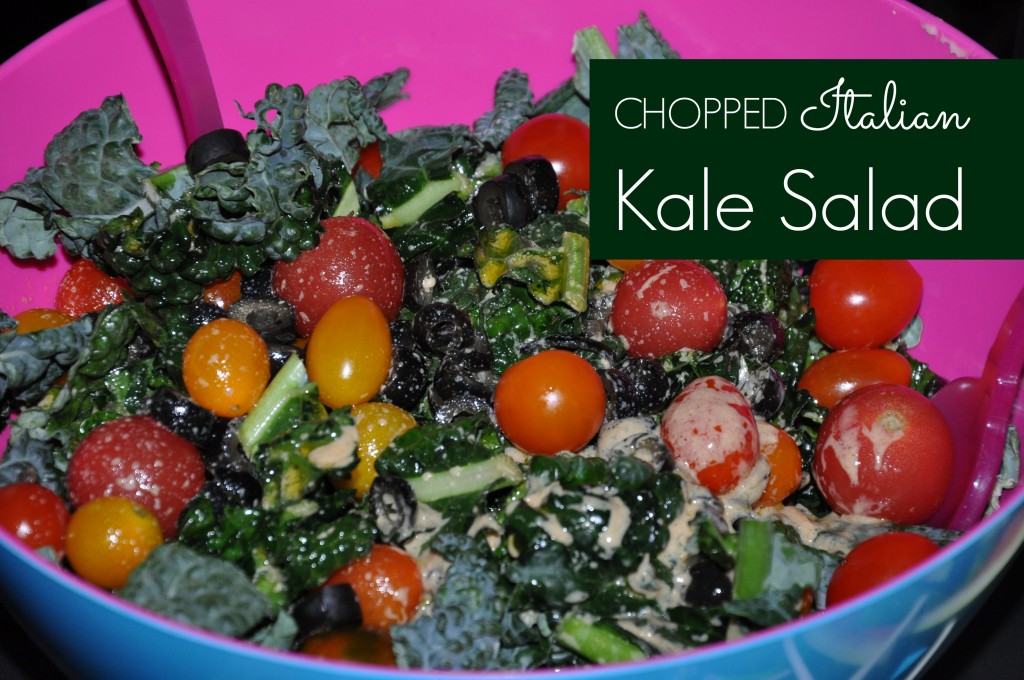 chopped italian kale salad