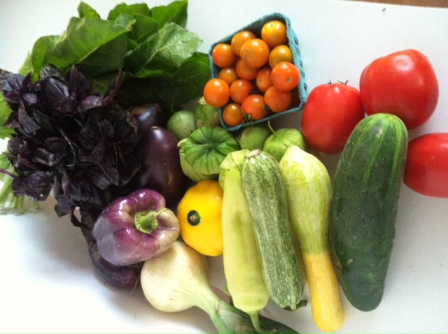 a photo of the veggies i got from my 2011 