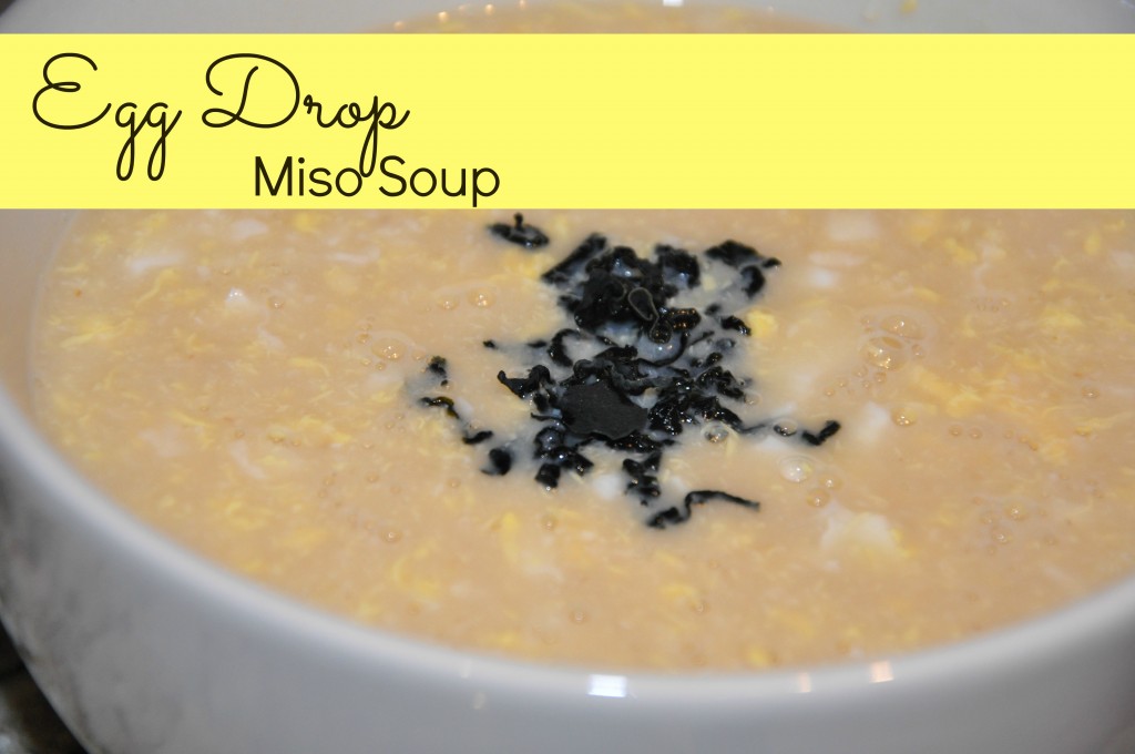 egg drop miso soup