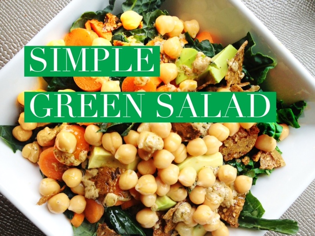 simple green salad