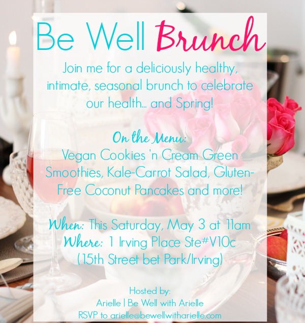 spring be well brunch invite by arielle haspel