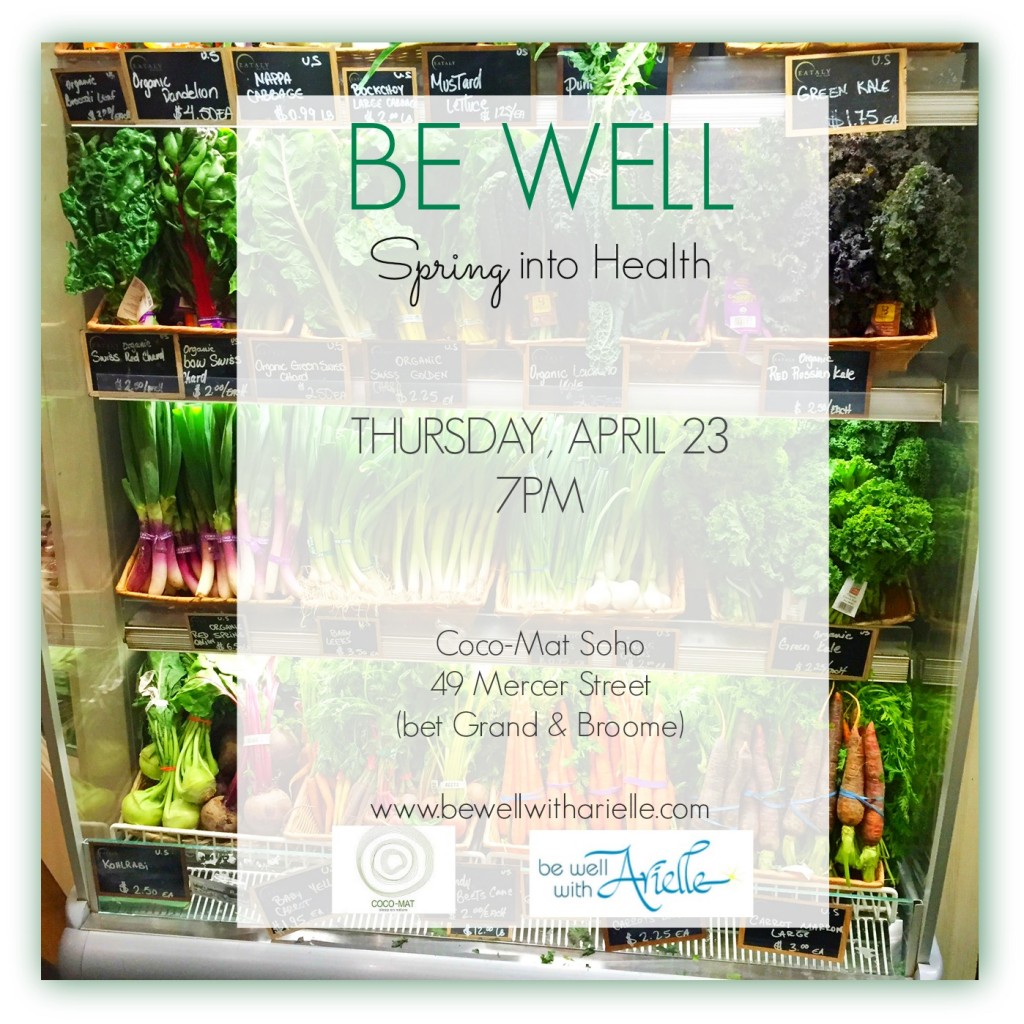 arielle haspels be well spring into health event