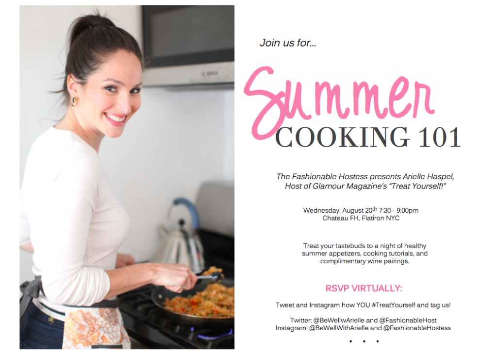 summer cooking 101 invite