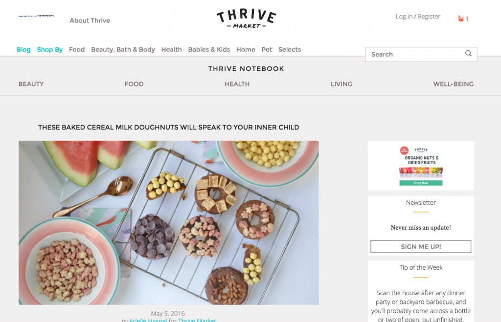 Thrive Market - May 5, 2016