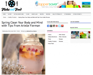 arielle fierman, flicks and food, be well with arielle, bewellwitharielle.com, spring tips, lose weight