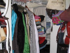 Arielle's closet view- AFTER