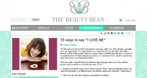 35 Ways to Love ME! Beauty Bean Feb 2011